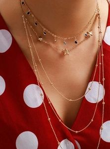 *Ramona* Stars and Beads Layered Necklace